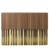 Mirage Vintage Sideboard with Brass Handmade Sculpture