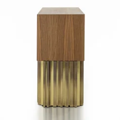 Mirage Vintage Sideboard with Brass Handmade Sculpture