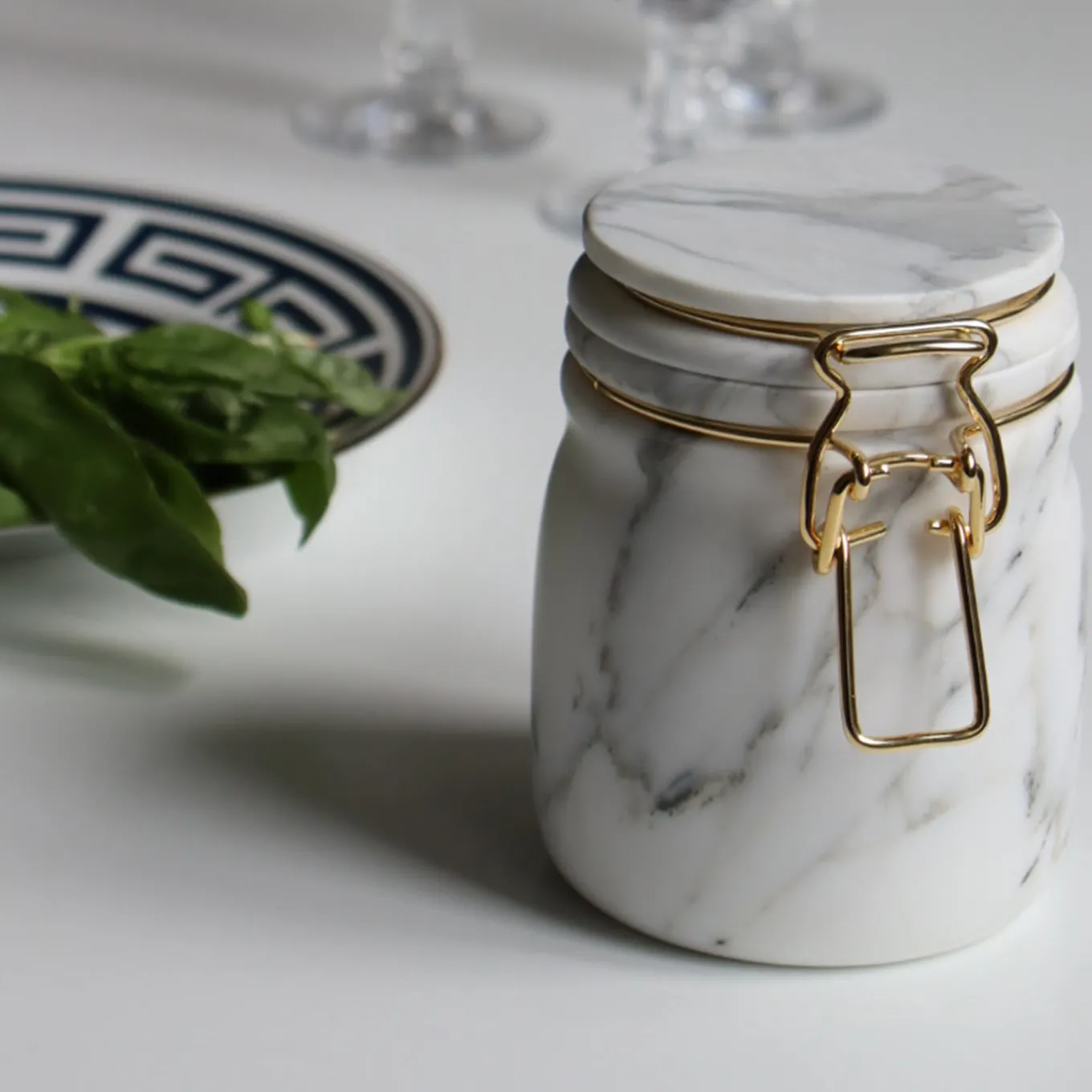 Miss Marble Jar in Calacatta Marble by Lorenza Bozzoli