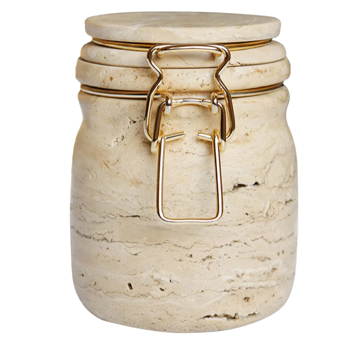 Miss Marble Travertino jar