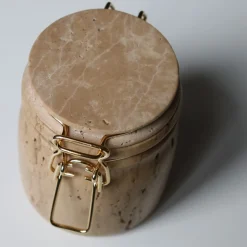 Miss Marble Travertino jar