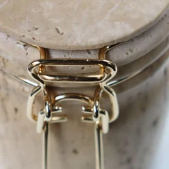 Miss Marble Travertino jar