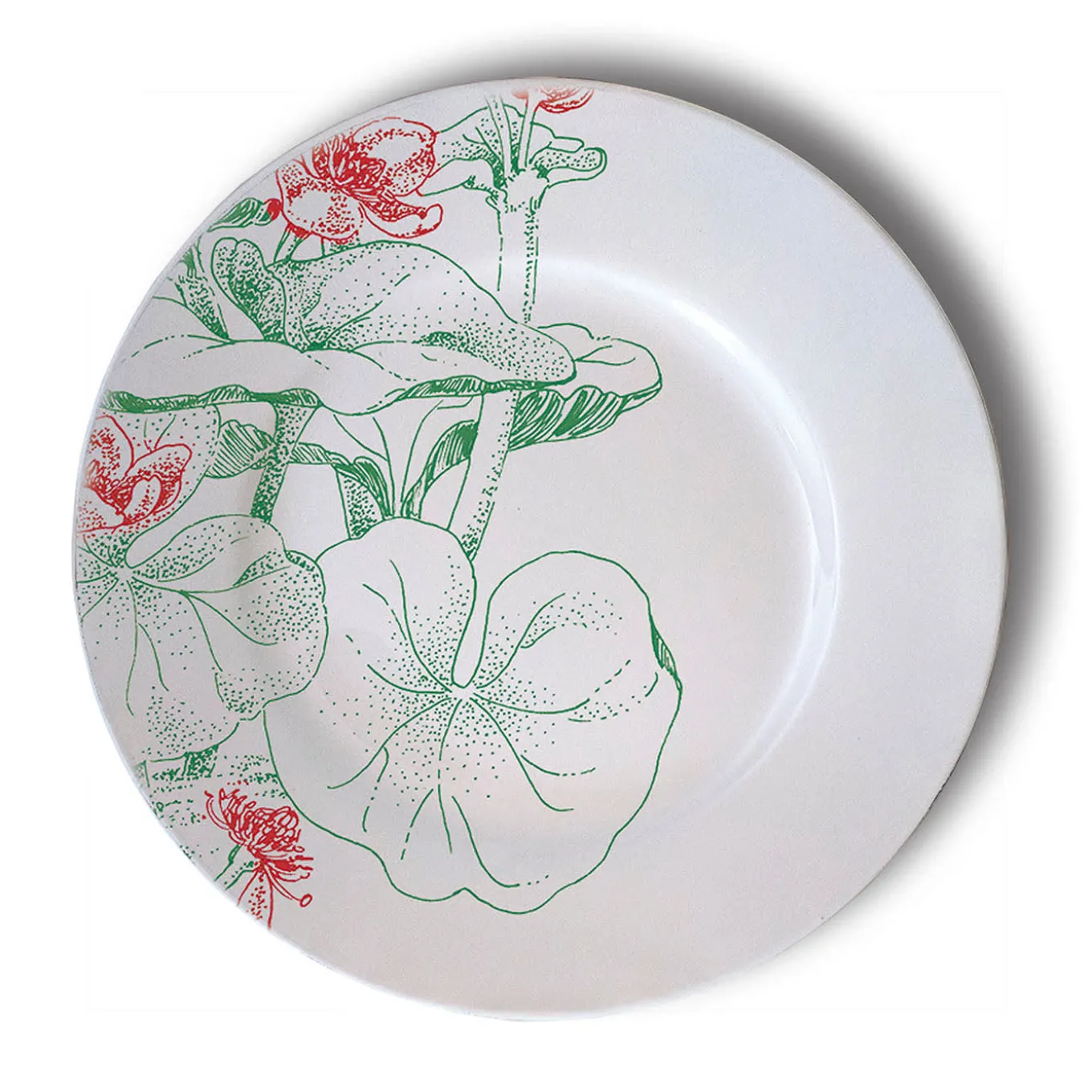 Mix & Match Set of 6 Polychrome Dessert Plates