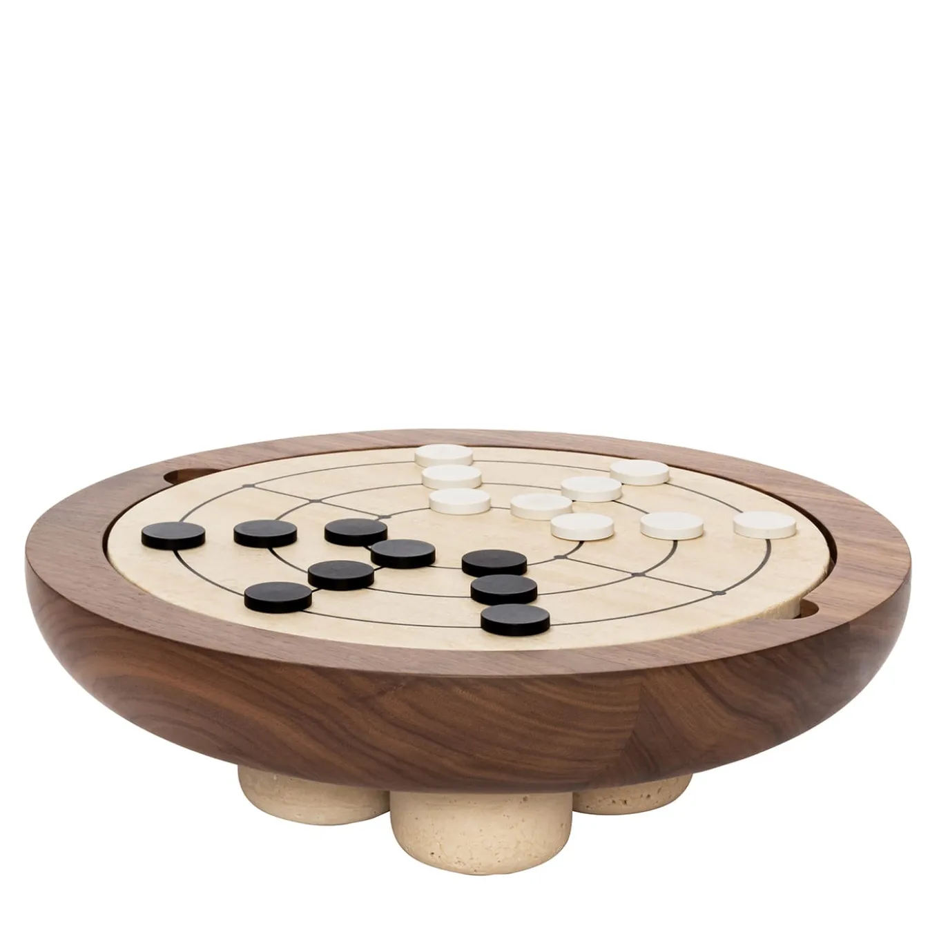 Mocambo Muehle Tic Tac Toe Game Set Design by Simone Fanciullacci