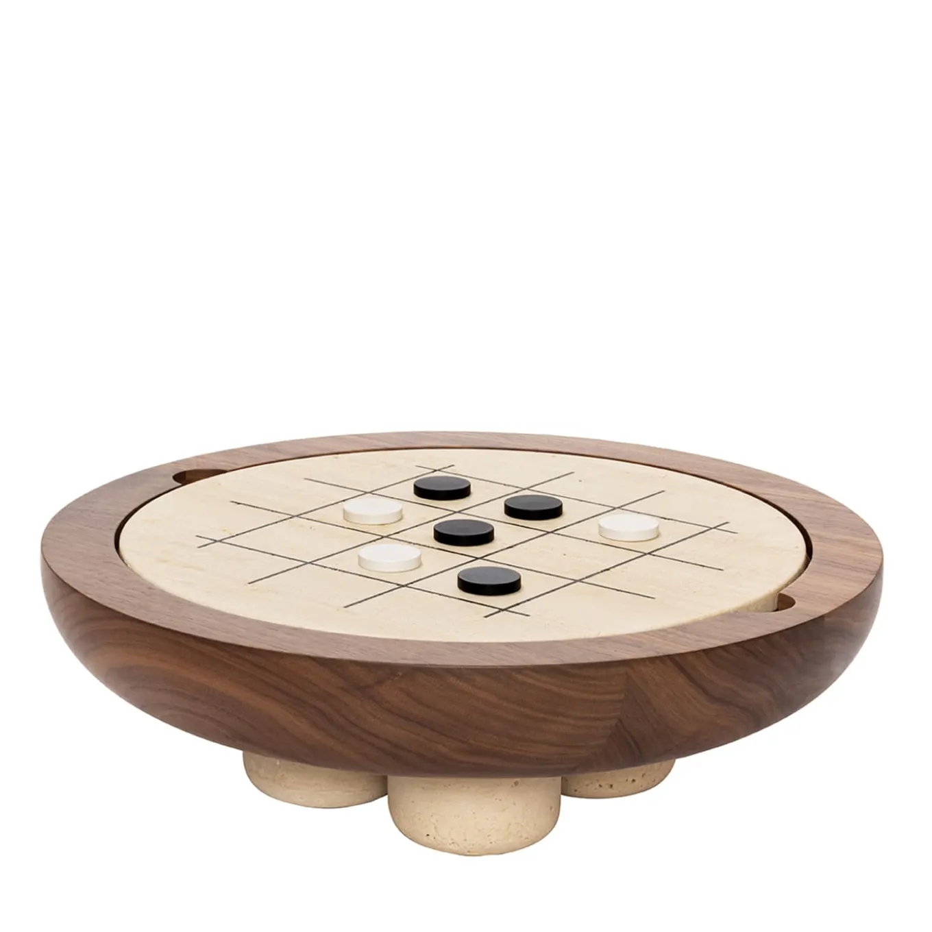 Mocambo Muehle Tic Tac Toe Game Set Design by Simone Fanciullacci