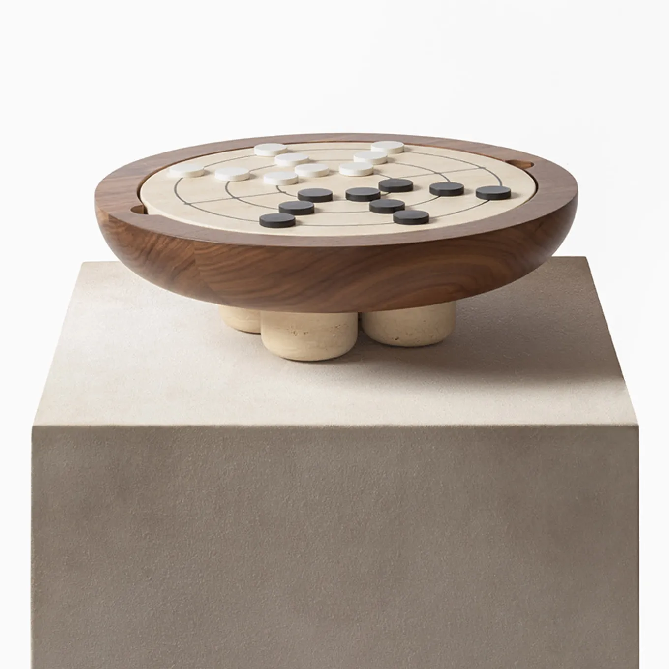 Mocambo Muehle Tic Tac Toe Game Set Design by Simone Fanciullacci