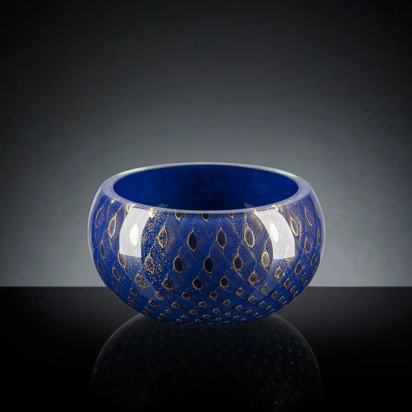 Mocenigo Gold & Blue Decorative Bowl
