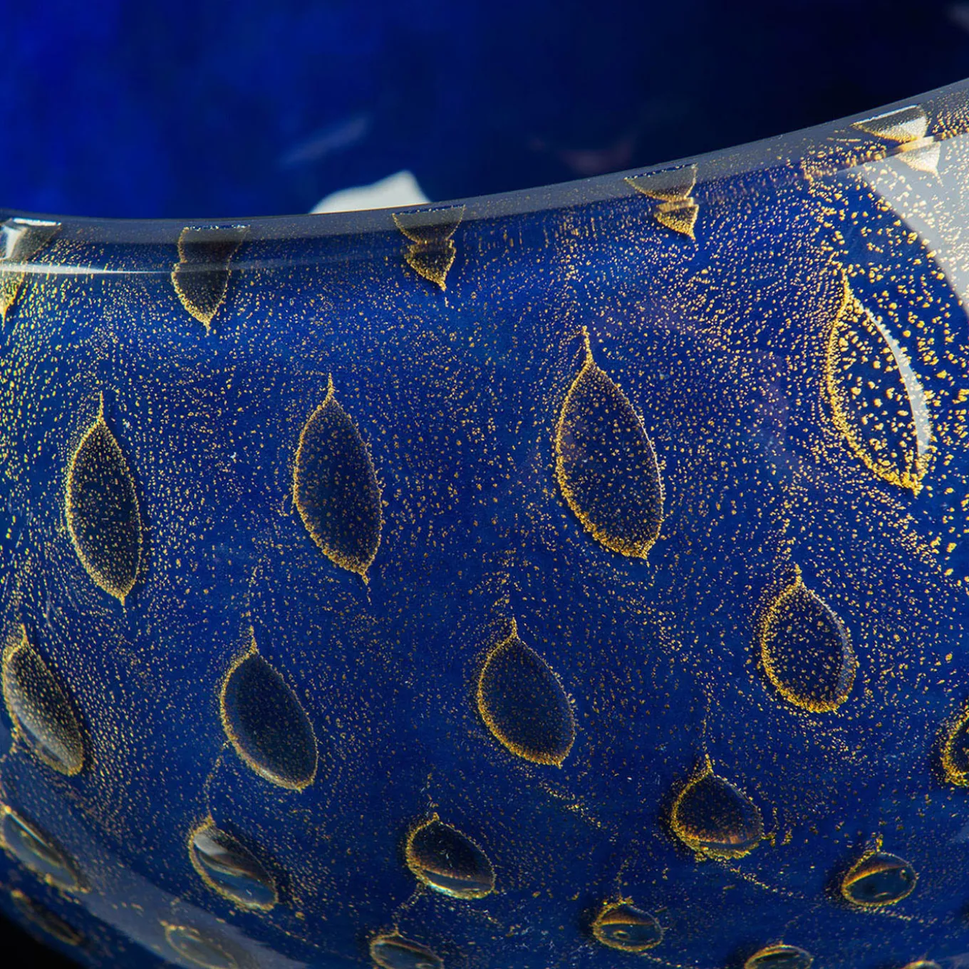 Mocenigo Gold & Blue Decorative Bowl