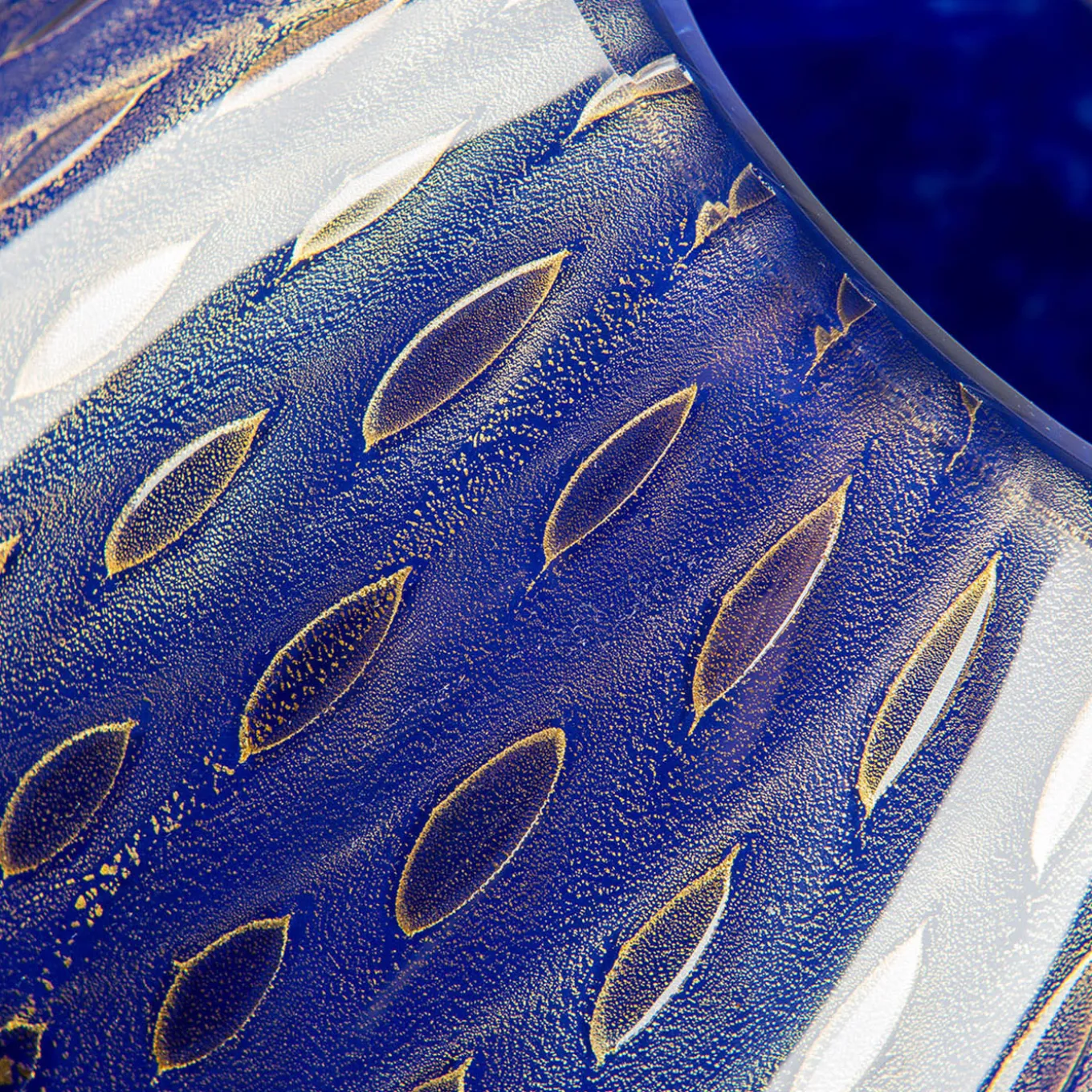 Mocenigo Oval Blue Vase