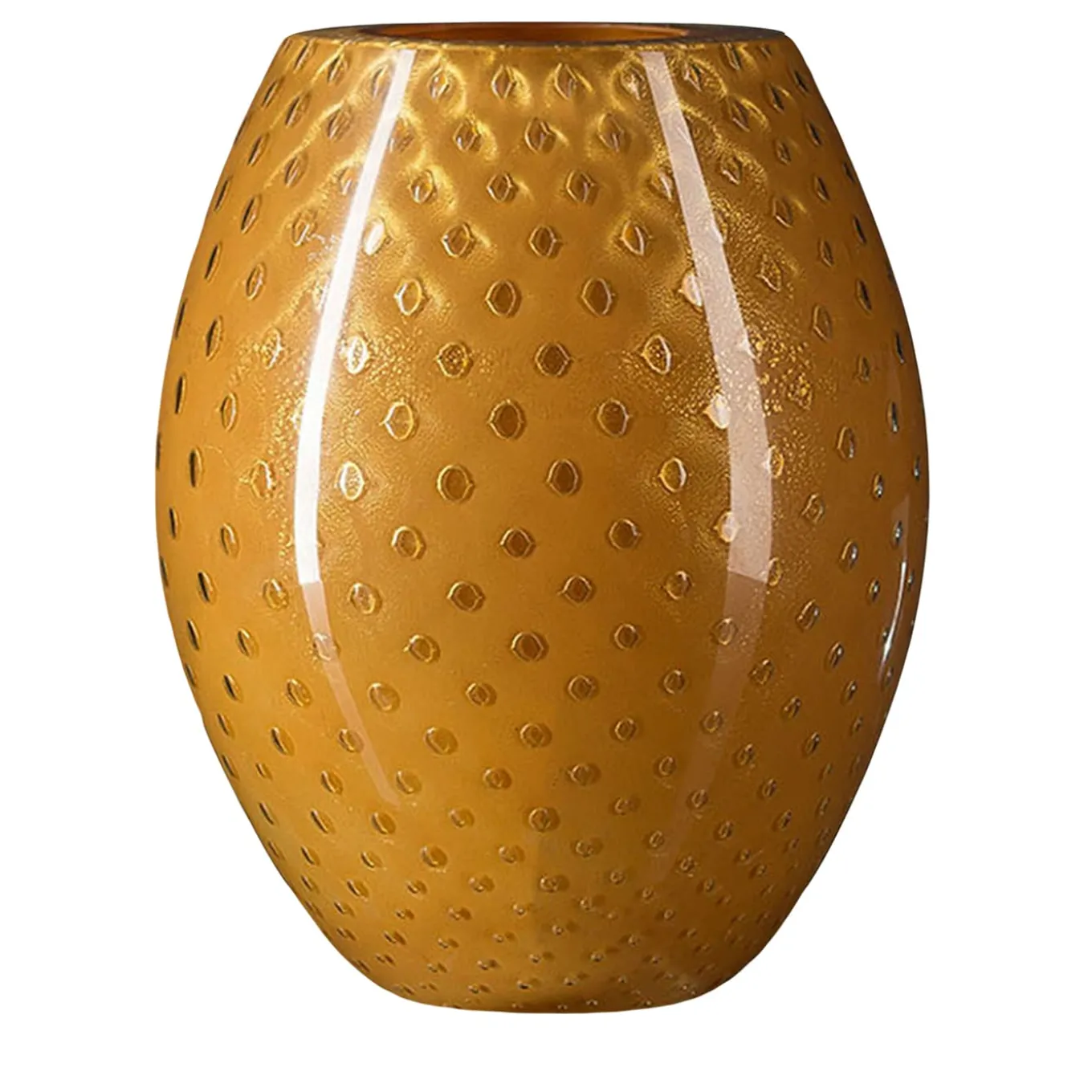 Mocenigo Oval Orange Vase
