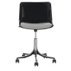 Modus Black Caster Chair with Beige Seat Cushion by Centro Progetti Tecno