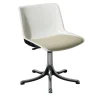 Modus White Chair with Gray Seat Cushion by Centro Progetti Tecno