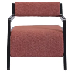 Moki Red Lounge Chair by Gianluca Villa