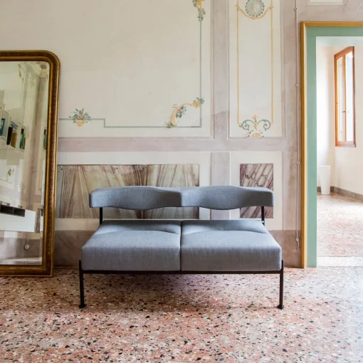 Momo Grey Sofa Two Seater