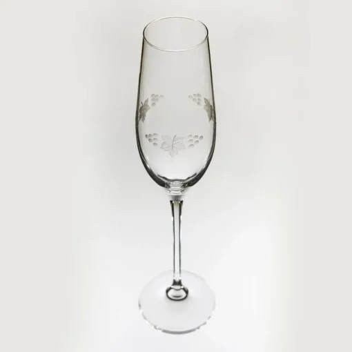 Monaco Set of 6 Etched Stem Glasses
