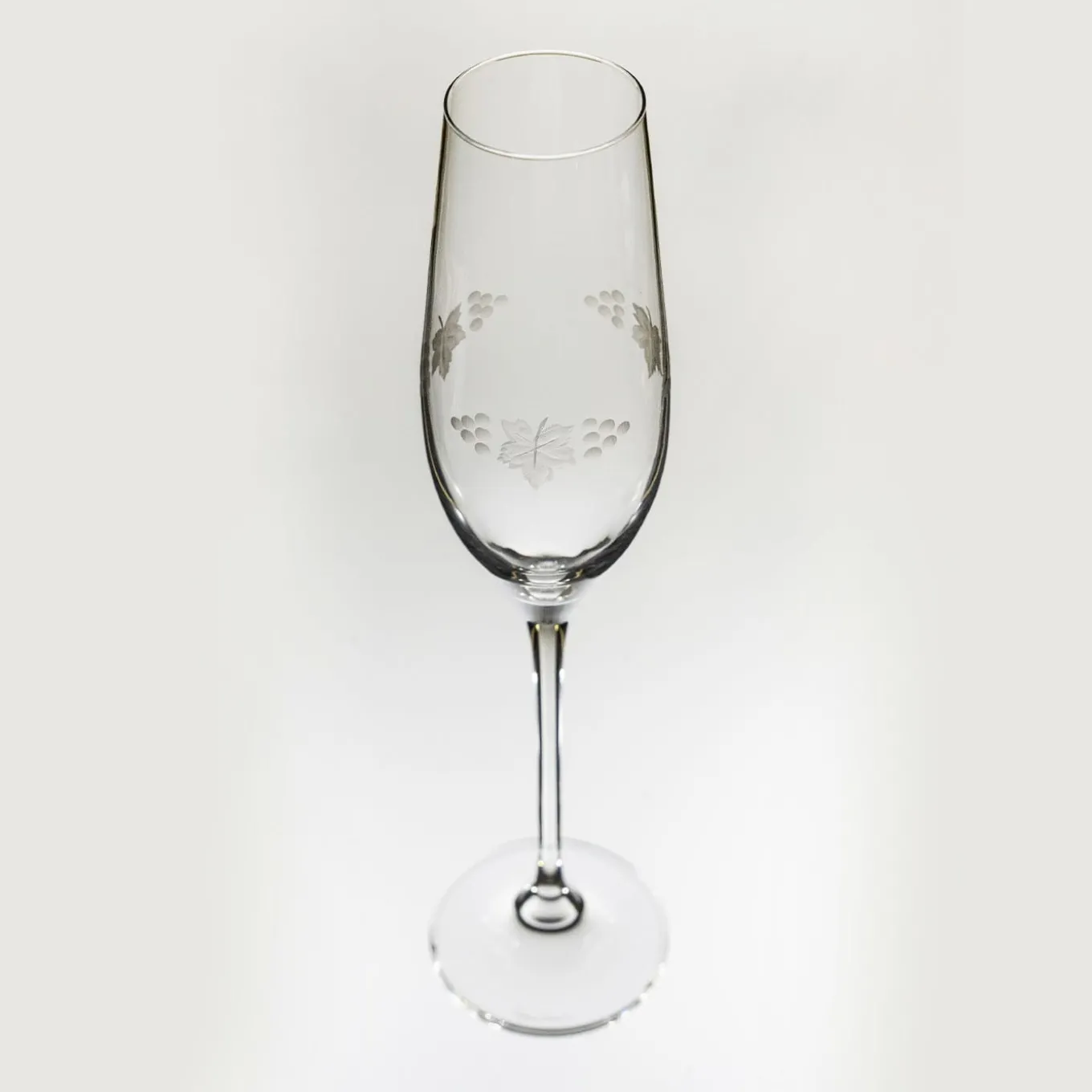 Monaco Set of 6 Etched Stem Glasses