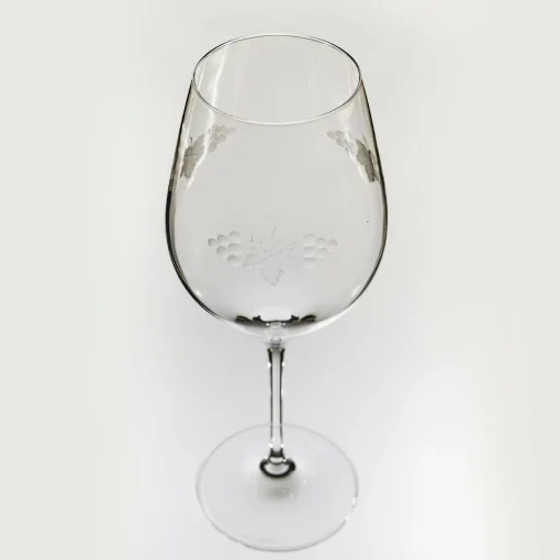 Monaco Set of 6 Etched Transparent Flutes #1
