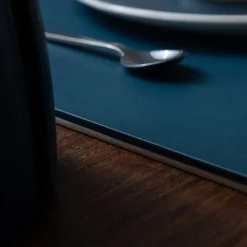 Mondrian Amalfi Blue and Luna White Rectangular Placemat