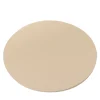 Mondrian Round Cappuccino Beige and Luna White Placemat