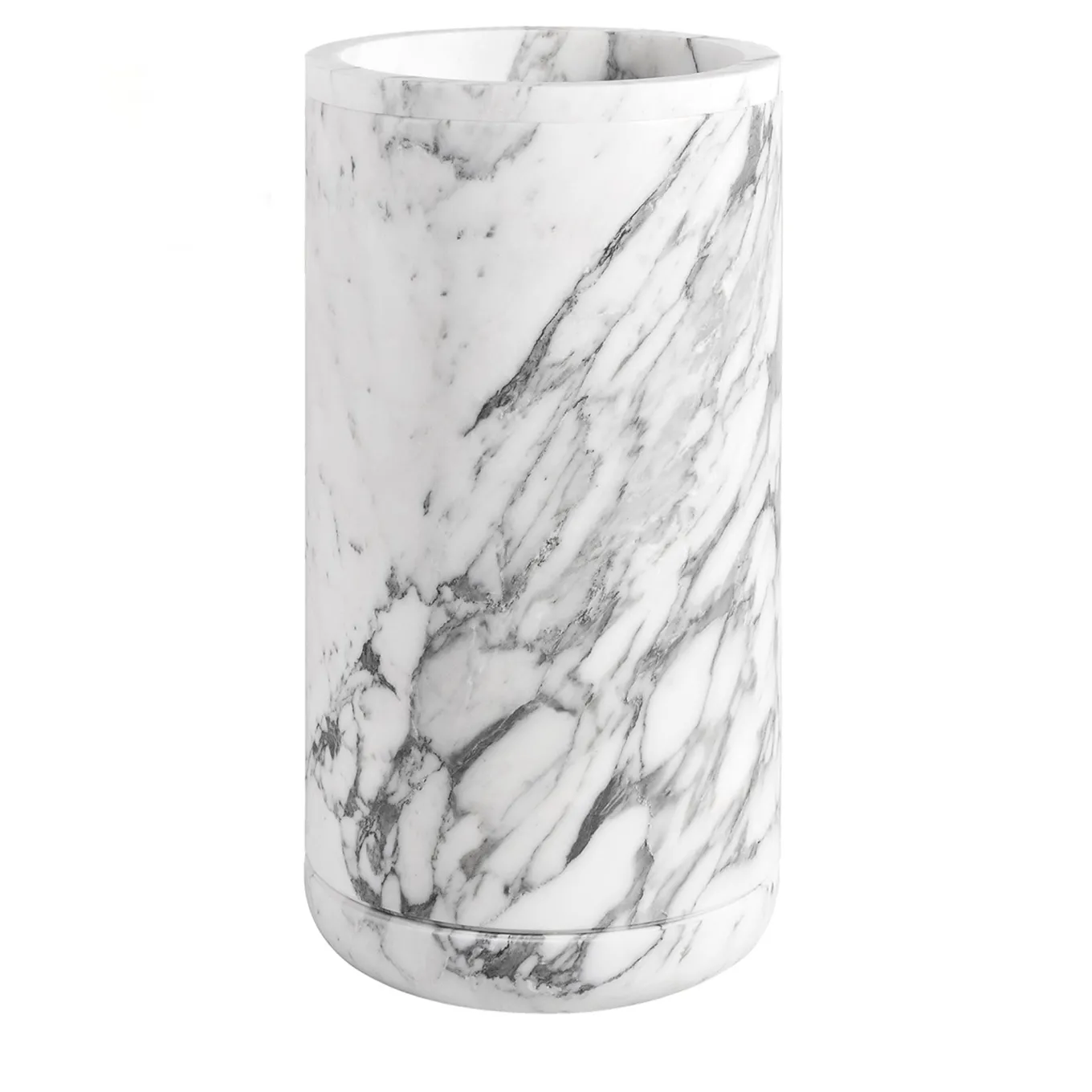 Monolithos Freestanding Cylindrical Marble Washbasin
