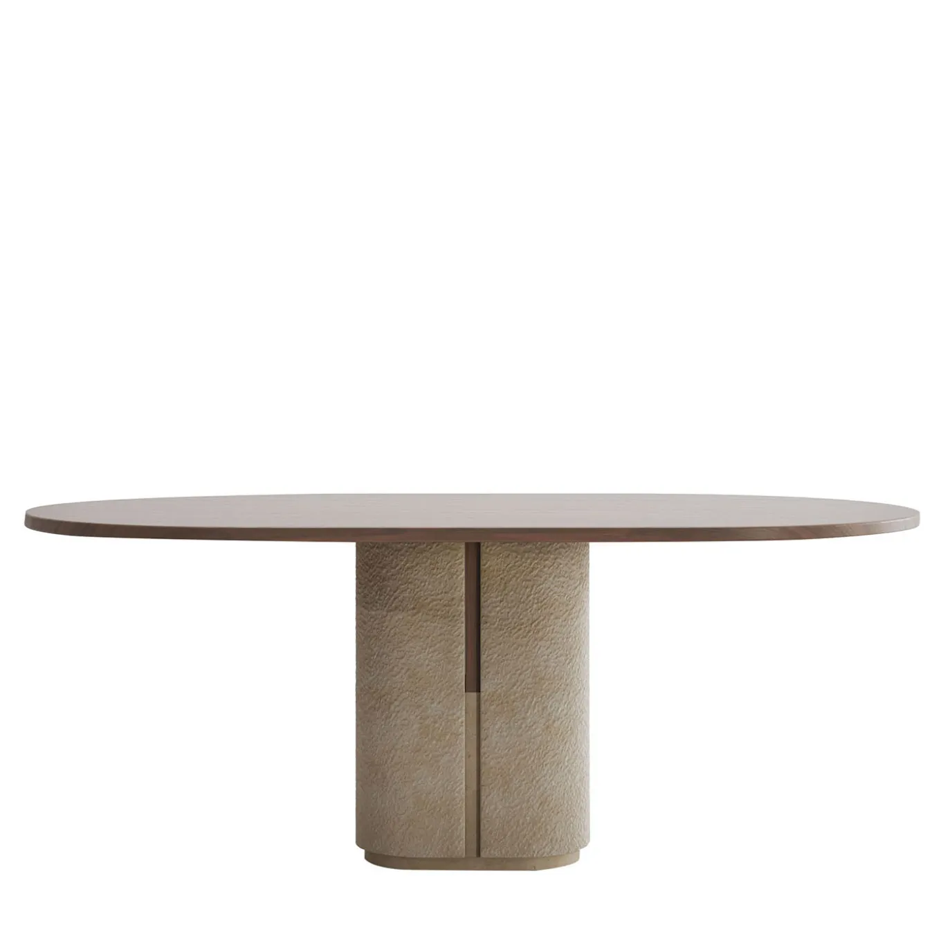 Monolithus Pimar Natural Stone Dining Table by Apospersano