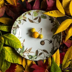 Mont Blanc Porcelain Soup Plate with branches #6