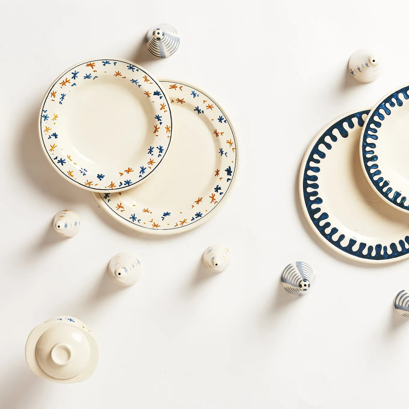 Montelupo Zaffera Salt and Pepper Shakers