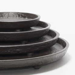 Monza Imperfect Bronze Round Medium Valet Tray