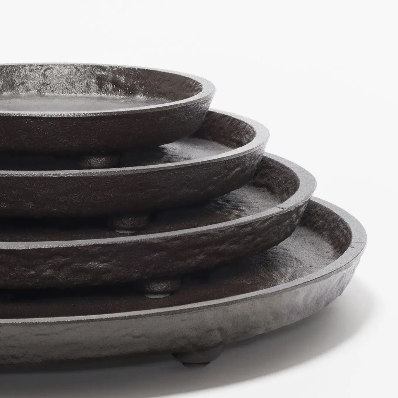 Monza Imperfect Bronze Round Medium Valet Tray