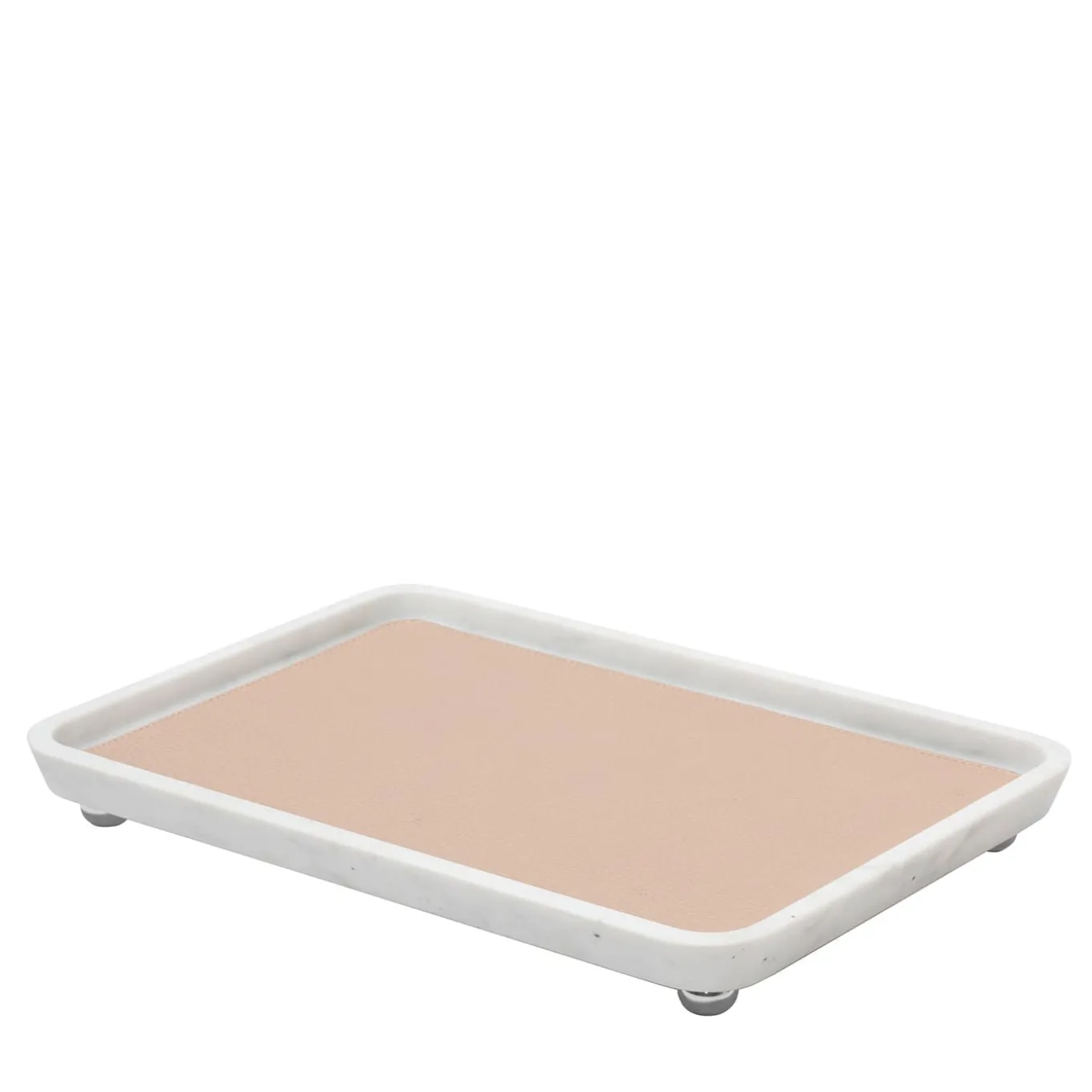 Monza Leather & Marble Rectangular Large Valet Trays #5