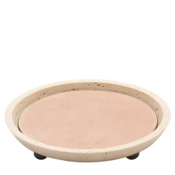 Monza Leather & Marble Round Small Valet Trays #4