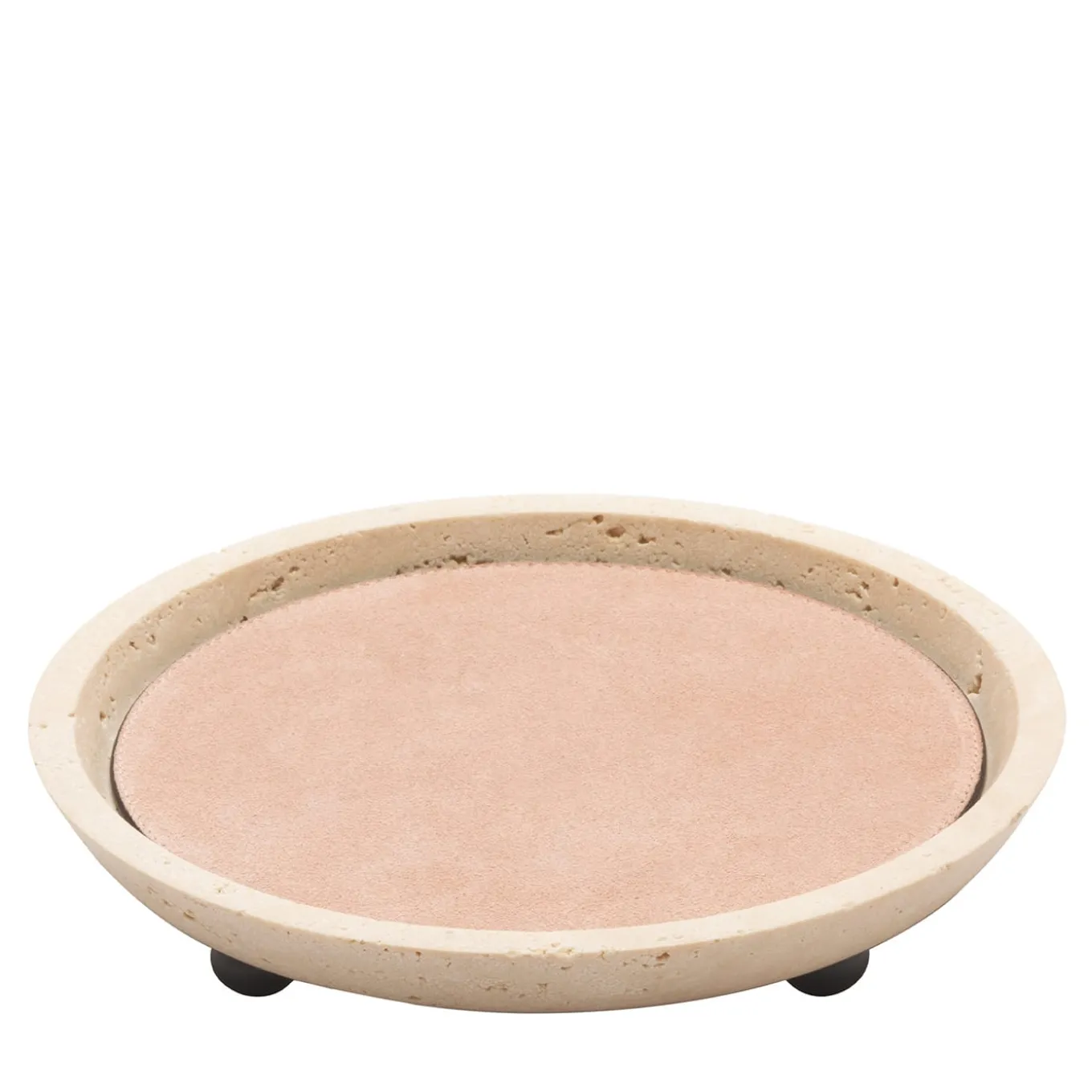 Monza Leather & Marble Round Small Valet Trays #4