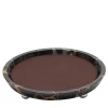 Monza Leather & Marble Round Small Valet Trays #3