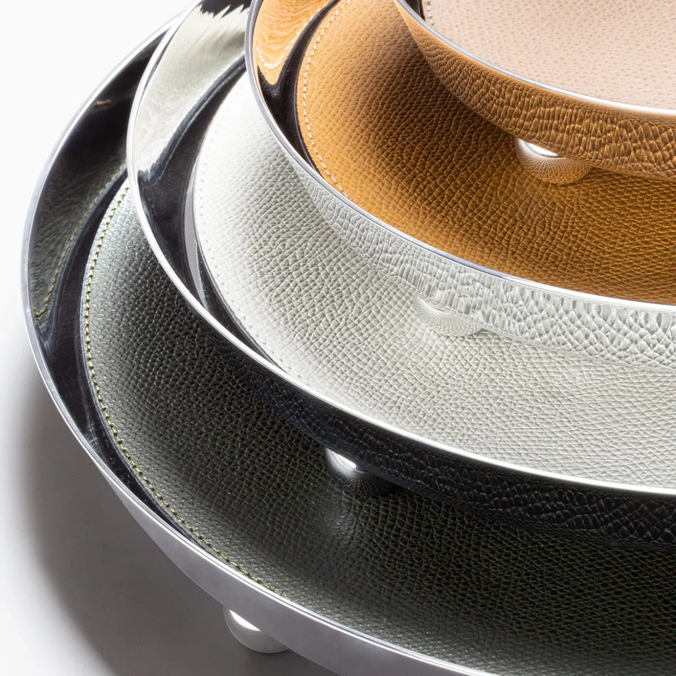 Monza Round Medium Valet Trays #1