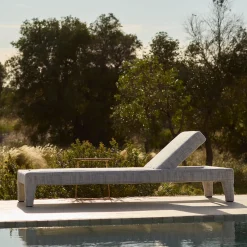 Moonlight Soft Fabric Sun Lounger by Paola Navone Otto Studio