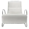 Moonlight White and Silver High Armchair