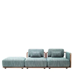 Moorea Key West Modular Blue Outdoor Sofa #2