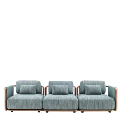 Moorea Key West Modular Blue Outdoor Sofa #3