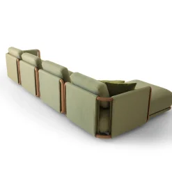 Moorea Magnetic Modular Citron Outdoor Sofa