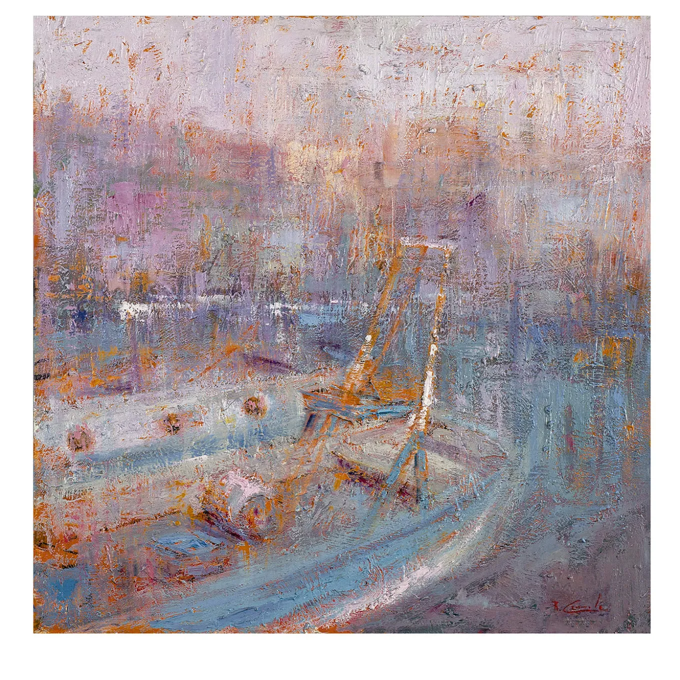 Morning at the Sea Painting by Renato Criscuolo