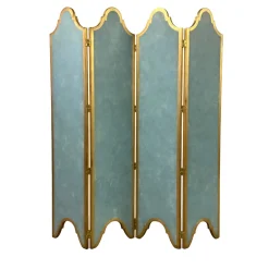 Moro Blue & Taupe Room Divider