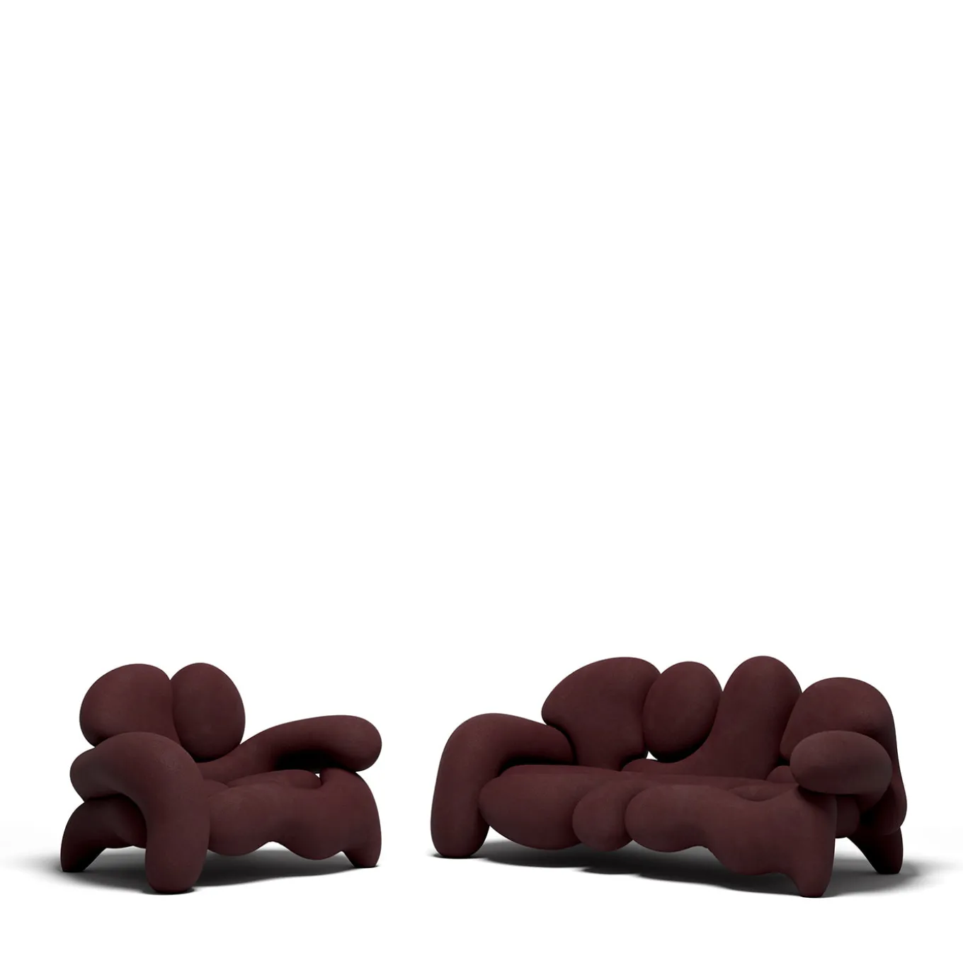 Morphologica Brown Bouclé Sofa