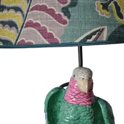 Morris Cone Parrot Ceramic Table Lamp