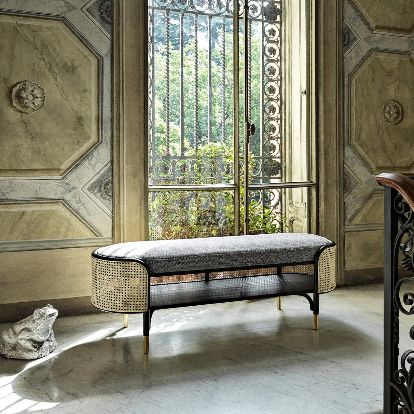 Mos Bench with Cushion by GamFratesi