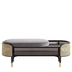 Mos with Partial Cushion Bench by GamFratesi