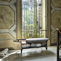 Mos with Partial Cushion Bench by GamFratesi