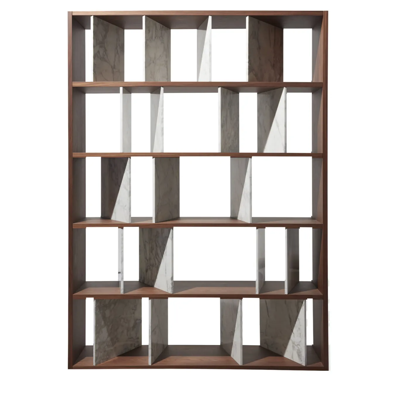 Moscova Bookcase in Mocha color