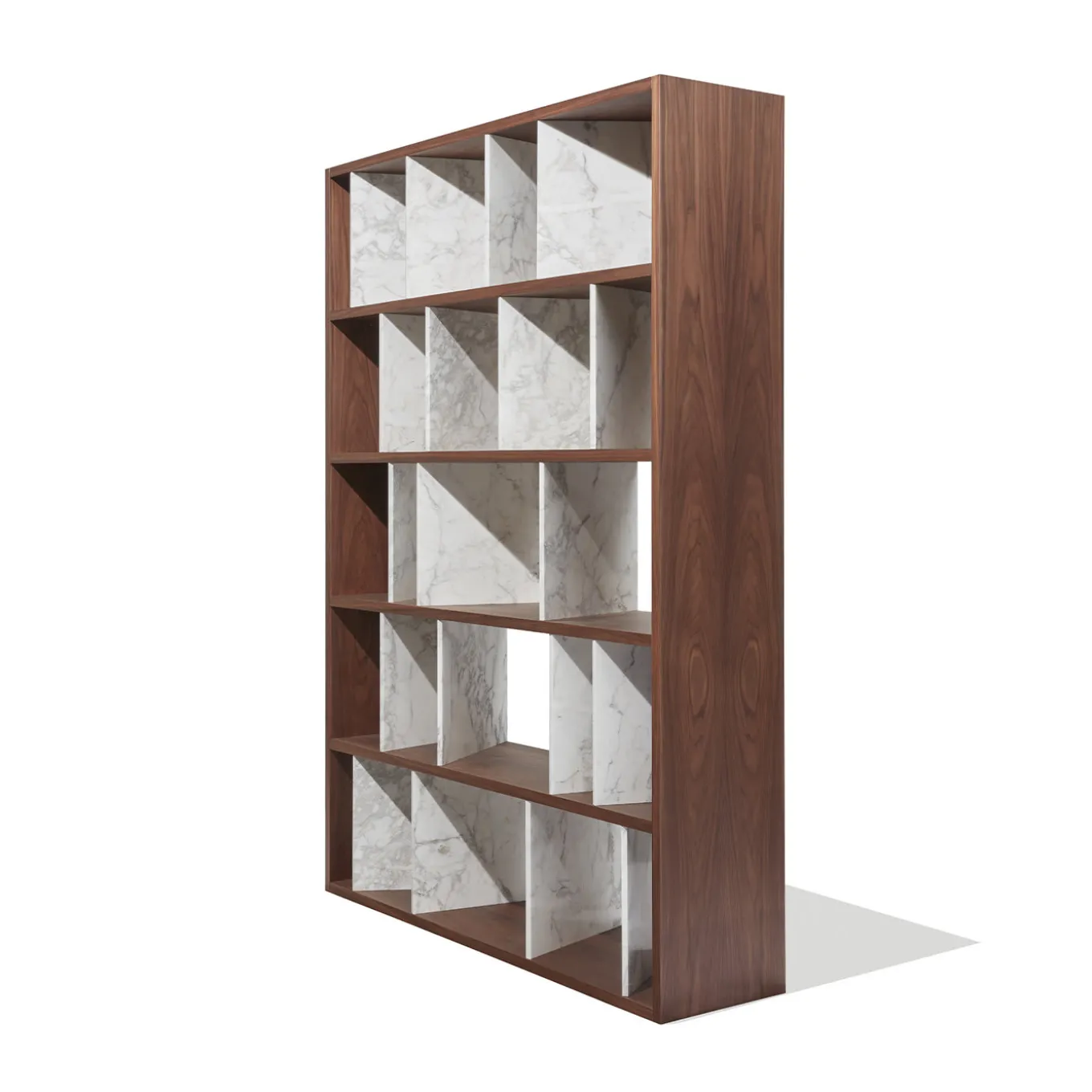 Moscova Bookcase in Mocha color