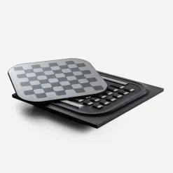 Mossa Black Oak Chess and Checkers Game Set