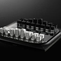 Mossa Black Oak Chess and Checkers Game Set